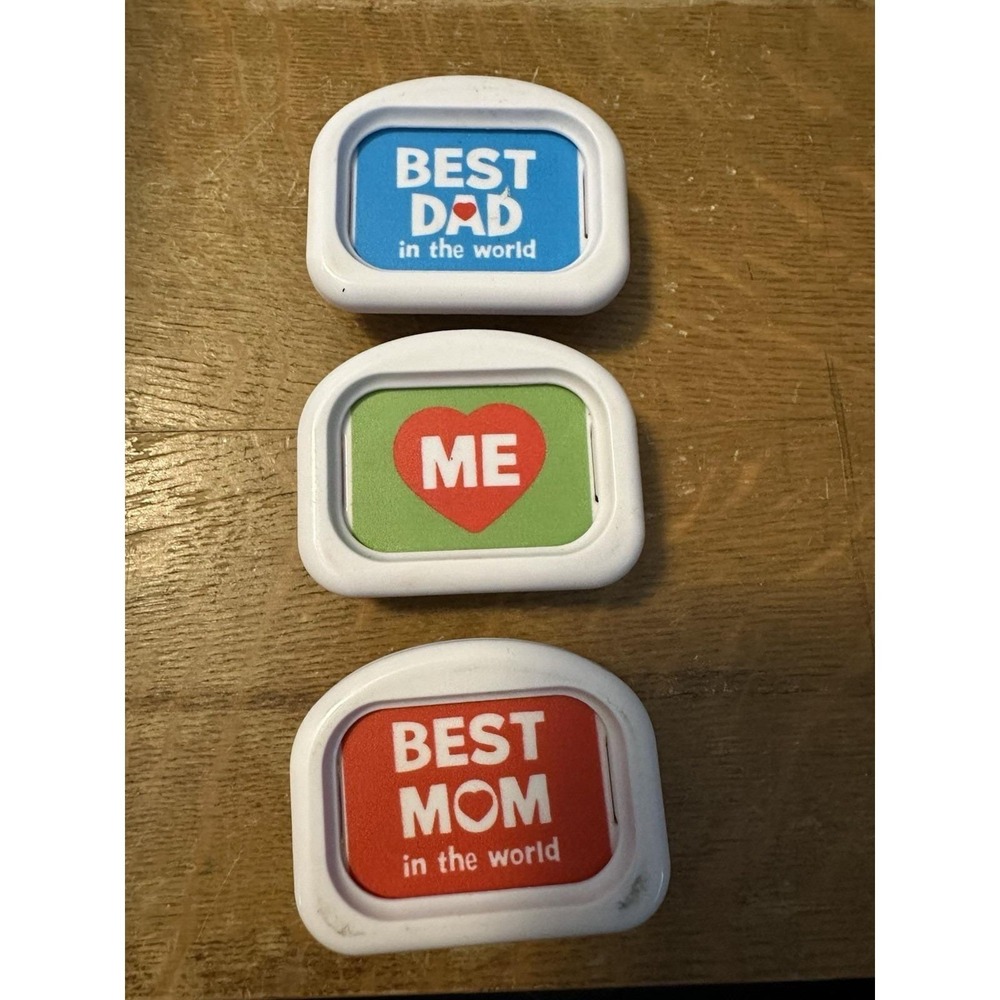 Leap Frog Fridge Phonics 3 Replacement Best Dad/ Best Mom Me Magnets Leapfrog